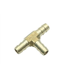LTWFITTING LF Brass Barb Tee Fitting 5/16" ID Hose for Water Fuel Boat (Pack of 5)