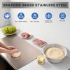 Stainless Steel Cutting Board with Lip, Extra Large Non Toxic