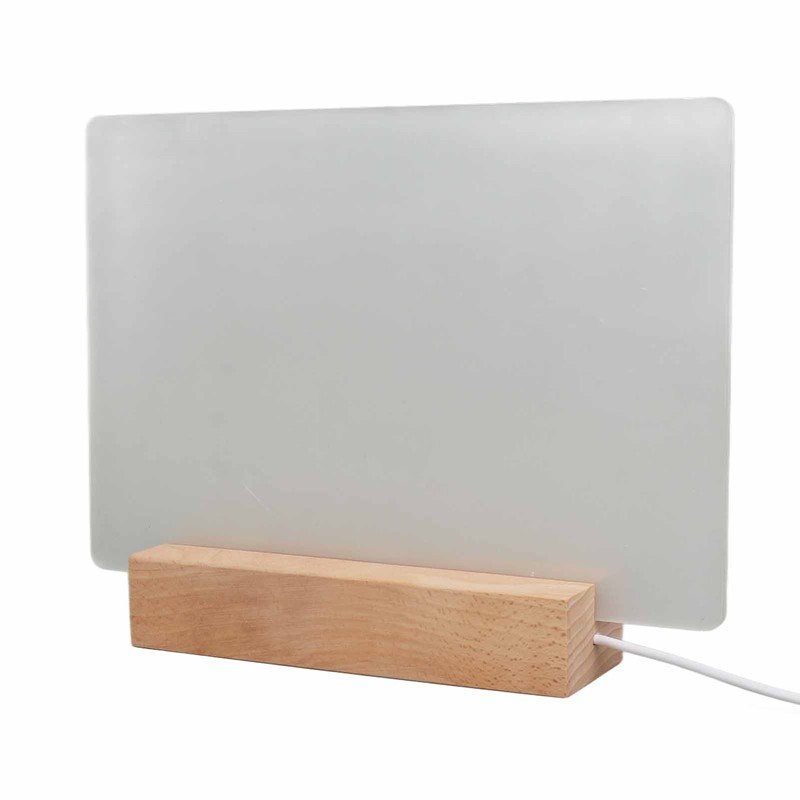 Dry Erase Board 220x150mm Acrylic White Planning Board Reusable with