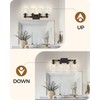 GOEBLESON 4-Light Bathroom Light Fixture, Farmhouse Vanity Lights for Bathroom