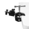 Metal Adjustable Video Camera Large Super Clamp Ballhead Hot Shoe