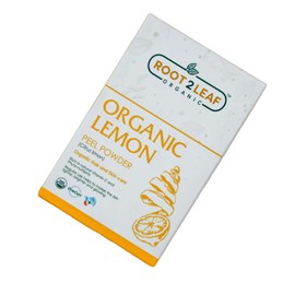 Organic Lemon Peel Powder 100 gm by Root2Leaf Organic