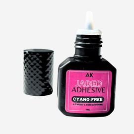 AK Luxe Cyano-Free Eyelash Extension Glue — Polyacrylate Adhesive, 5ml, 1–3 Sec Drying, 6–7 Week Retention, Low Fume, Water-Resistant, Professional Lash Artist Adhesive