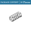 QUARKZMAN 0.39 Inch Compression Spring x 10 Pieces Stainless Steel
