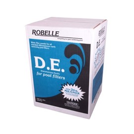 Robelle 24-Pounds Premium D.E. for Pool Filters, Diatomaceous Earth DE Pool Filter Powder, Made in USA