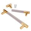 Guolich 2 Pcs Hole Centers 5.03”(128mm) Kitchen Drawer Handle Door