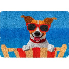 YOOTOM Carpet DIY Embroidery Decorative Cushions Hook Mat Pre-Printed 50x38cm