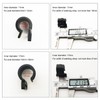 20 x Black Plastic C-Clips for Camping Awning Tent Poles