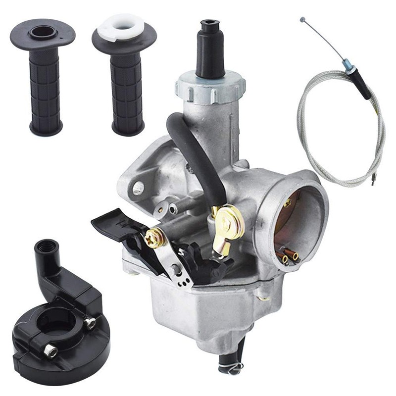 ALL-CARB Carburetor Carb with Handlebar Grips and Throttle Cable Replacement