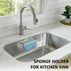 SHFKS Sponge Holder for Kitchen Sink,Gold Sponge Holder,Kitchen Sink Caddy