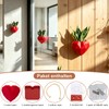 Heart-Shaped Wall Planter, Self-Watering Pot for Indoor Plants