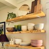Pack of 4 Shelf Brackets, White, 150 mm Shelf Wall