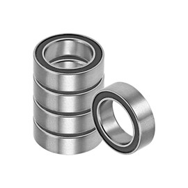 Kozelo Pack of 4 MR128-2RS Ball Bearings - [8 x 12 x 3.5 mm] Chrome Steel Double Sealed Deep Groove Ball Bearings for Machine Applications Industrial Equipment