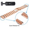 Lamshaw Compatible for Garmin Lily 2 Band, Quick Release Stainless