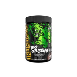 Mutant Big Greens | Green Supplement | Over 40 superfoods Land & Sea Greens – Reds, Antioxidants, phytonutrients, 1000mg spirulina – Pre & Probiotic Blend | 30 Serving – Just Chocolate