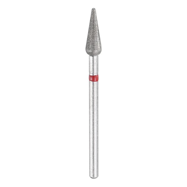 sourcing map 200-230 Grits Diamond Grinding Bit 4.2mm Bullet-Head 2.35mm
