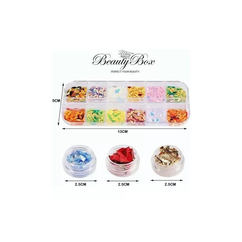 BTYBOX;Strass de Uñas;Decoración para Uñas Decoración De Uñas 11440pcs Rhinestones