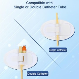 Comphic 10 pezzi autoadesivi per tubo catetere, stabilizzatore, supporto per borse per gambe