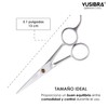 2 Tijeras Profesionales de Acero Inoxidable para Bigote y Barba