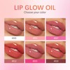 CHIFURE Hydrating Lip Glow Oil, Plumping Lip Gloss, Moisturizing Lip