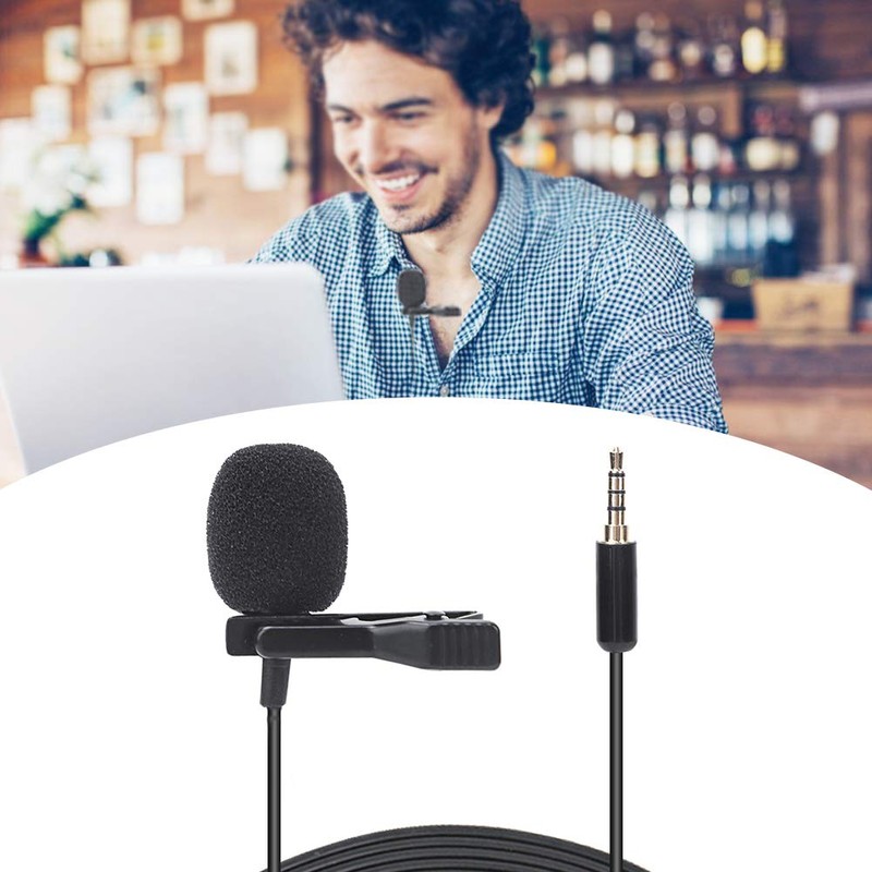 Mugast Micrófono con Clip, Mini Condensador de micrófono portátil, micrófono
