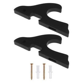 LT Easiyl Pack of 2 15 x 7.1 cm 1-Layer Wall Mounted Sword Stand Wall Mount Sword Hanger Sword Hook Wall Hanging Sword Stand for Fishing Rods Flutes Toy Swords Real Swords