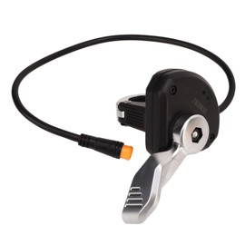 VBESTLIFE Electric Bike Thumb Throttle, Quick Release Left Hand Quick Release with Waterproof 3 Pin Connector for Electric Bike Modification
