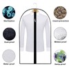 Pack of 6, 2 Sizes, Breathable Garment Covers with Zip,