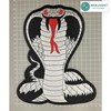 Large Cobra Back Patch Black - 18.2 x 22.8 cm