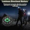 Compass Clipper Orienteering Compass for Watchband Mini Navigation Comapss Northern