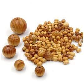 Operitacx Pack of 2 the ok günak unimate beautiful home decor rosaria goodn ornaments rosary tár decorations oq jewellery wooden small wooden beads round beads scattered beads bamboo