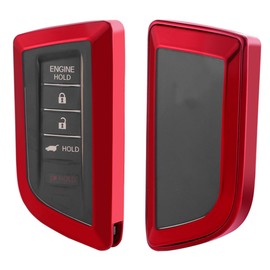 Horande 360 Degree TPU Protector Key Fob Cover Case fit for 2022 2023 Acura RDX Mdx Integra CDX Keyless Entry Remote Key Fob (Red)