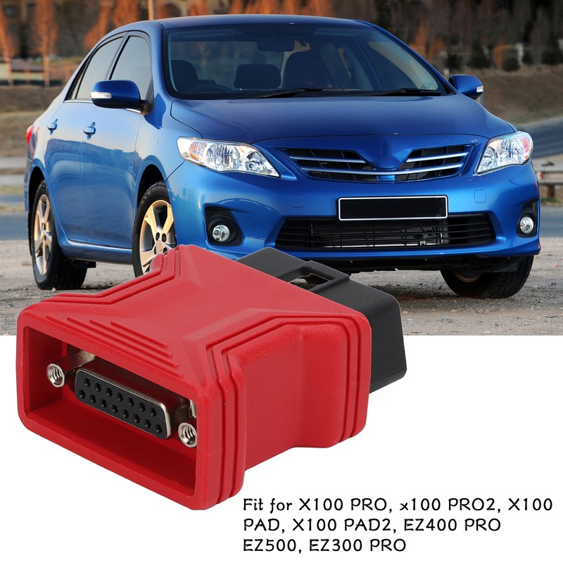 OBD2 16 Pin Adapter Connetor Replacement for X100 PRO X100