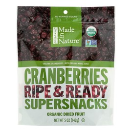 UD_Made Nature Cranberries Organic Snack Case 6-5 Oz Sweet Sour Sliced Cube Preserved Dried Fruit FD AD Processed Bulk Packaging