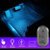 Chemini Car LED Lights Interior Ice Blue USB Chargeable LED