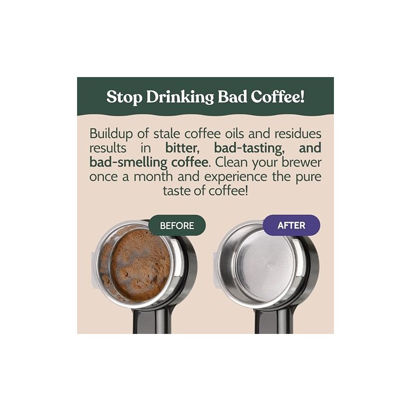 Roobi Espresso Machine Cleaning Tablets. Coffee Machine Cleaner Tabs. 100