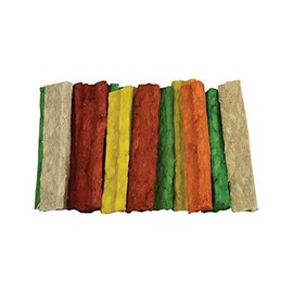 Fancy Pets Palitos Gruesos de Carnaza de Res Sabores Variados para Perros con 20 Piezas