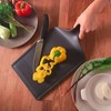 Kitchen 16" Long Non Slip Cutting Board with Easy Grip