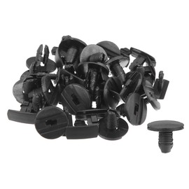 X AUTOHAUX Fender Liner Clips Replacement Fit for Peugeot 206-20 Pcs Black