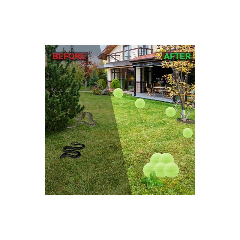 30 Pack Snake Repellent for Yard Powerful, Snake Away Repellent