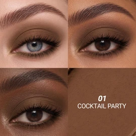 Erinde Sombra de ojos en barra Marrón Matte, Resistente al Agua, #01