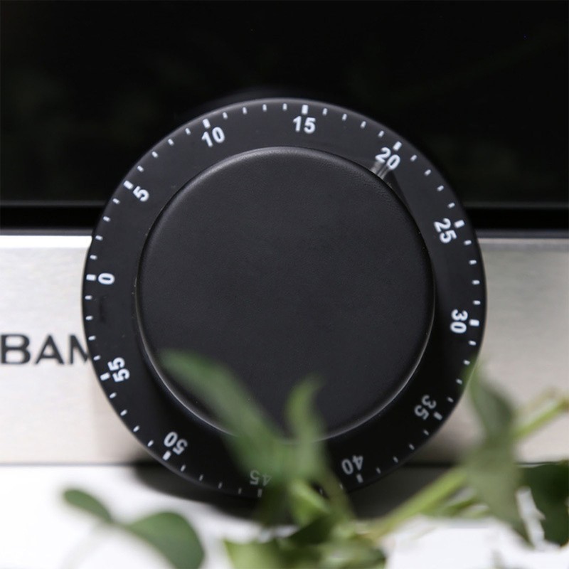 Mechanical Kitchen Timer Multifunctional Magnetic Stainless Steel Countdown Chef Cooking