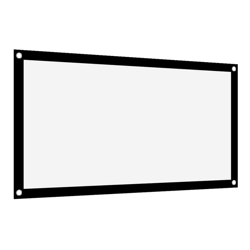 40 72" in Portable Foldable Projector Screen Full HD 1080P