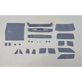 Entz Hobbies ABS-LIKE RESIN 3D PRINTED 1/25 1968 DODGE CORONET STATION WAGON BODY