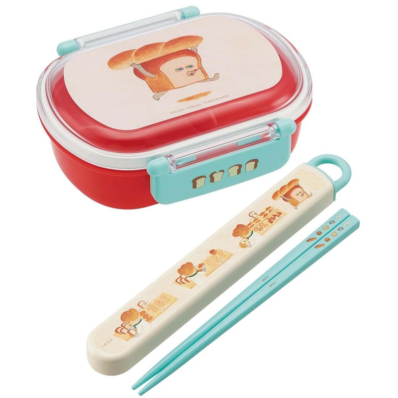 Skater ABS2AMAG-A Chopsticks and Case Set, Bread Load, 6.5 inches