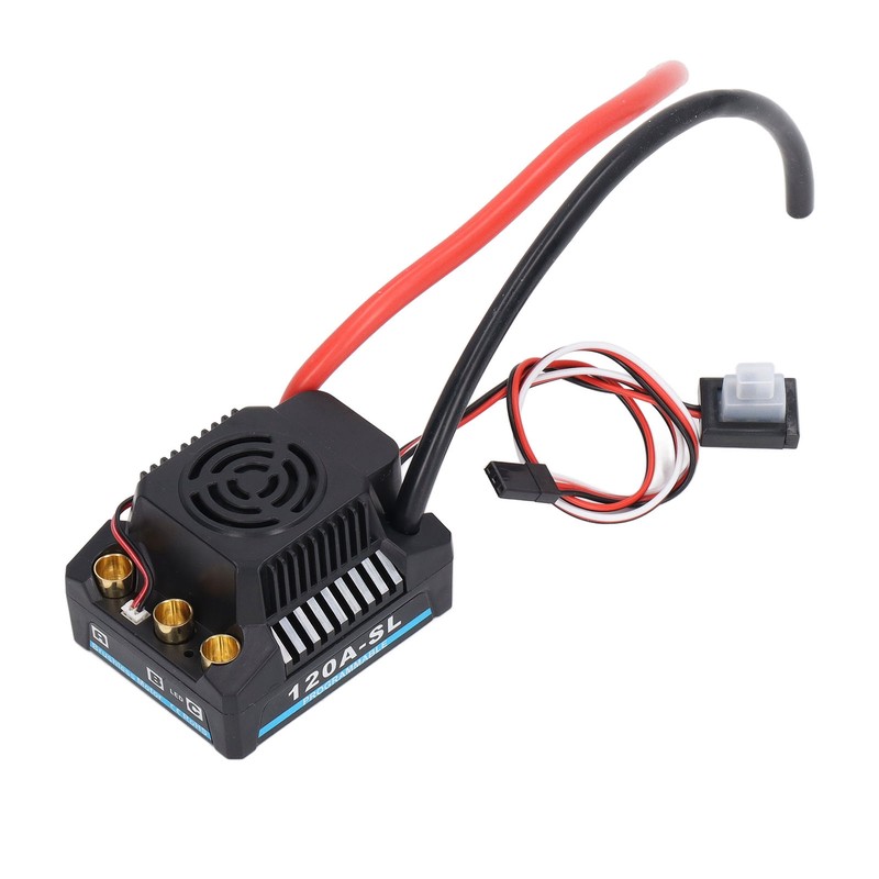 120A Brushless ESC Professional Programmable Waterproof Electric Speed Controller for