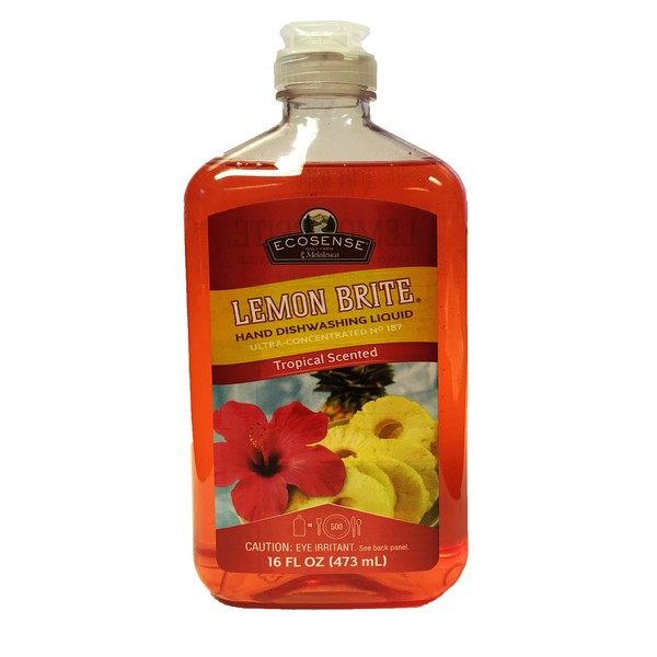 Melaleuca EcoSense Lemon Brite Dishwashing Liquid 16oz — Tropical Scented