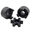 Saelno 7/8" to 1" L095 Flexible 3-Piece L-Jaw Coupling Coupler