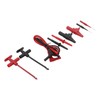 Multimeter Test Leads Kit Crocodile Clip Banana Plug Probe for