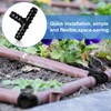 Maitys 8 Pieces 1/2 Inch (16mm) Garden Barbed Connector Plastic